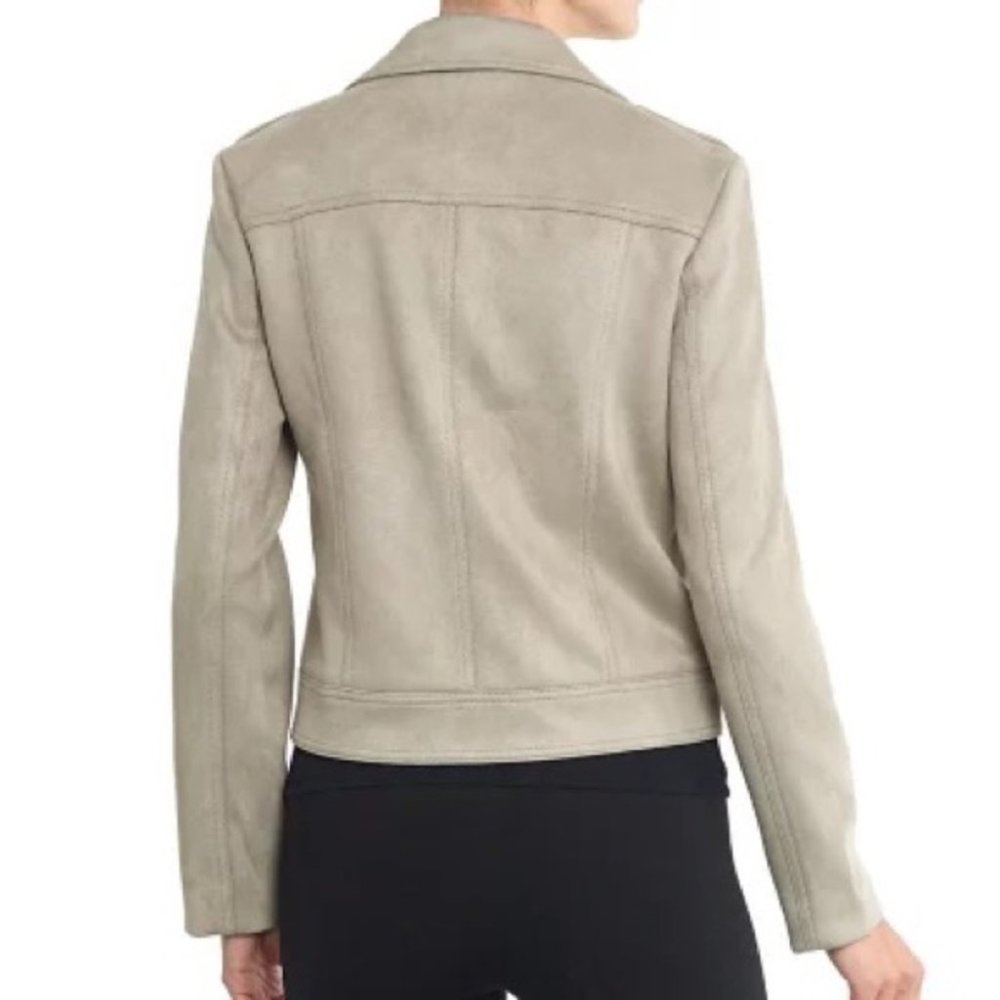 {Philosophy} Faux Suede Taupe Jacket - Picture 2 of 11